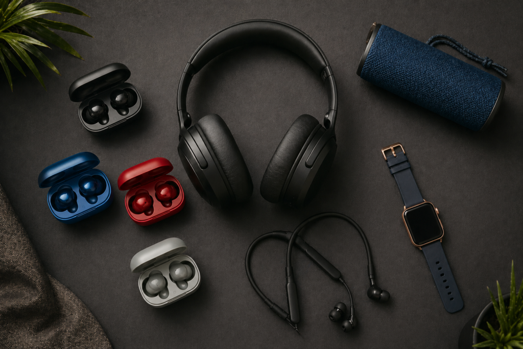 Full boAt product range showing why boAt brand popularity among youth spans earphones to smartwatches