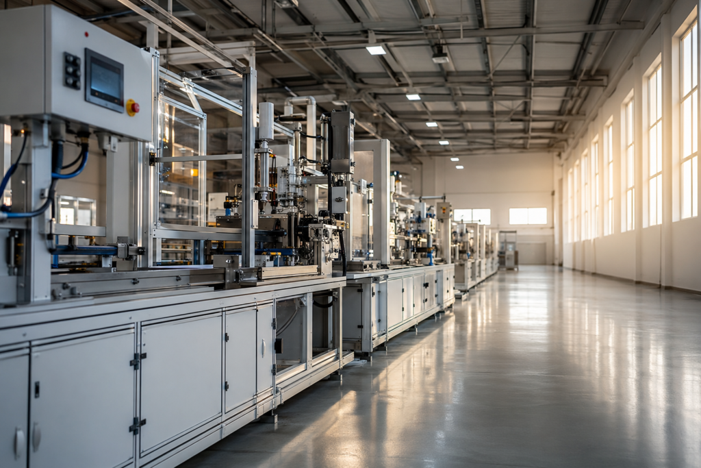 India manufacturing alternative facility demonstrating modern technology and production capability