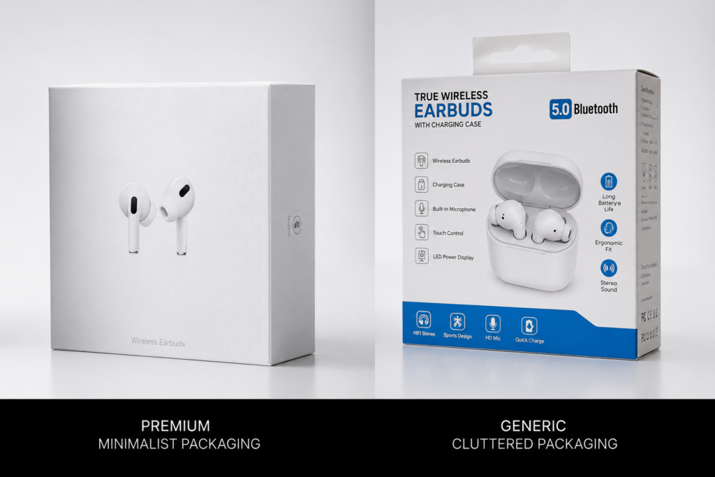 apple packaging psychology compared with generic tech packaging
