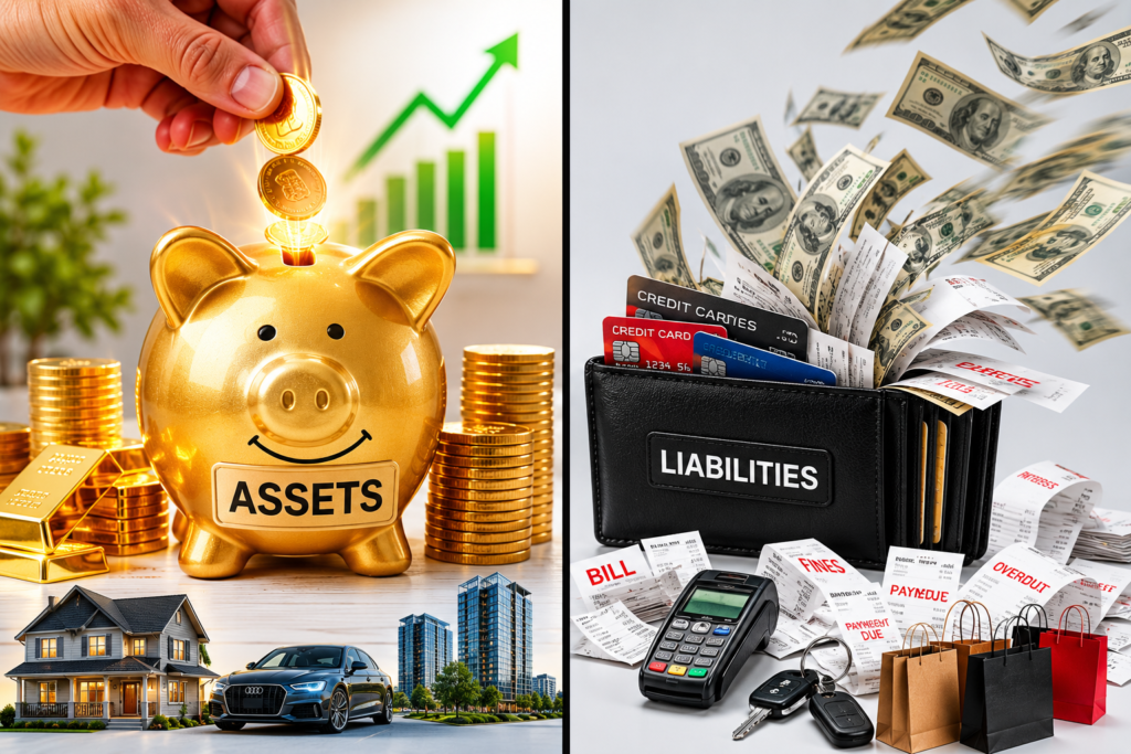why rich people rarely save money because assets generate income while liabilities drain cash