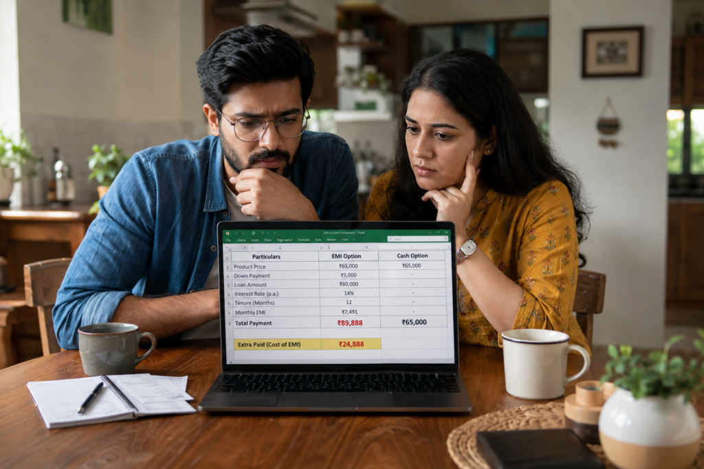 EMI trap psychology comparison shows cash spending prevents debt accumulation Exact Placement Instruction: After comparison table or Pros and Cons
