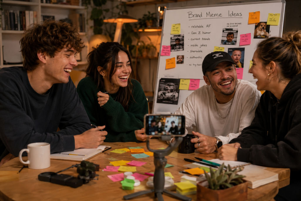 Starting gen z raw content marketing strategy session