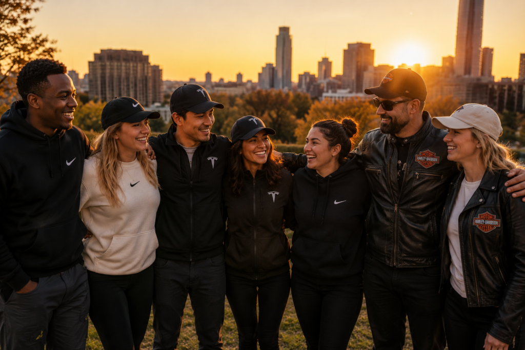 People united through the brand religion phenomenon showing community beyond products